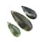 John Bead Earth’s Jewels Natural Stone Teardrop Pendant Slices